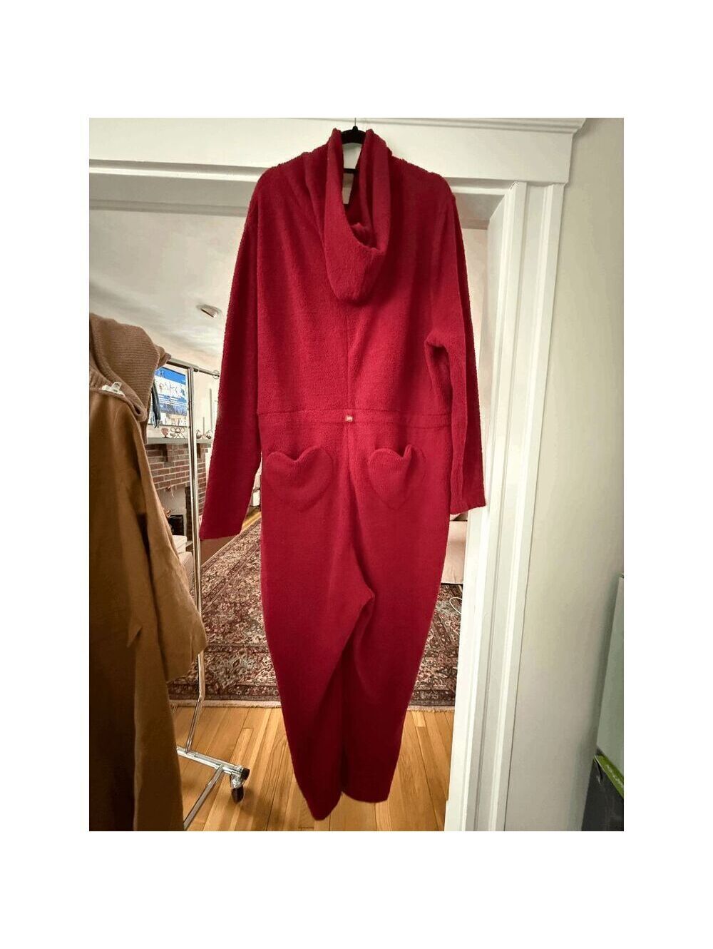 Yitty Red Cozy Jumpsuit Plus Size US 6X